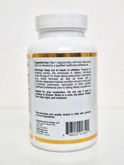 Селен California Gold Nutrition, 200 мкг, 180 капсул