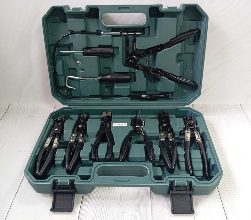 Набір затискачів, кліщів для хомутів, патрубків GUT MECHANIC HPS-10007