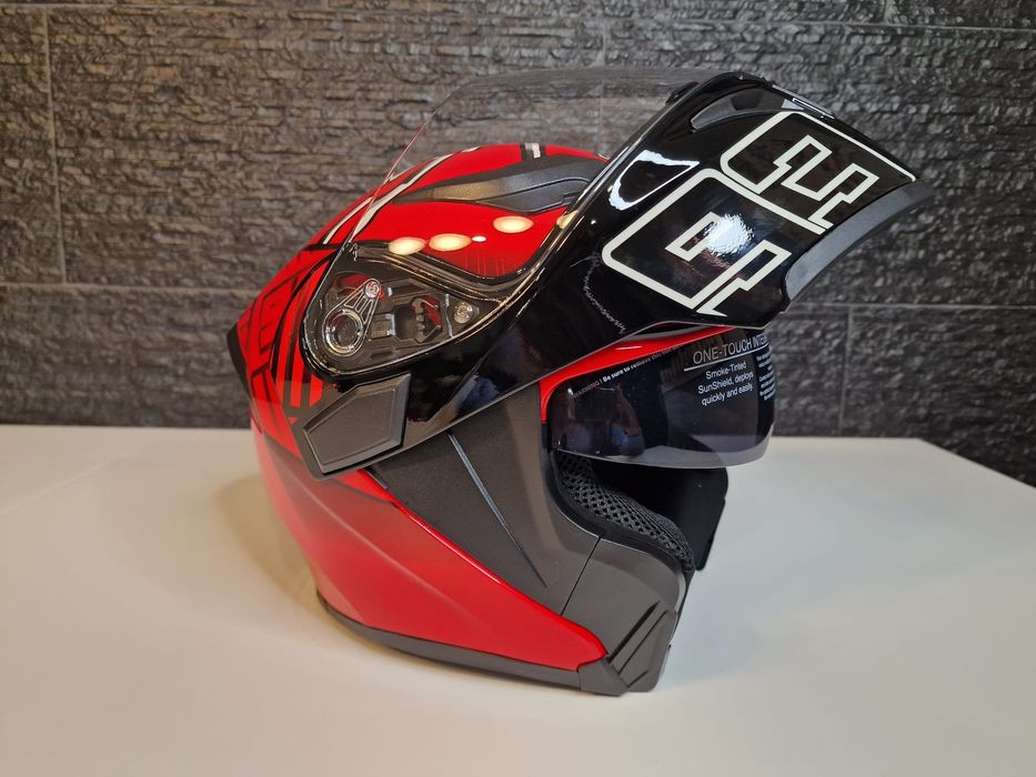 (NOVO) Capacete Modular Mota Várias Cores