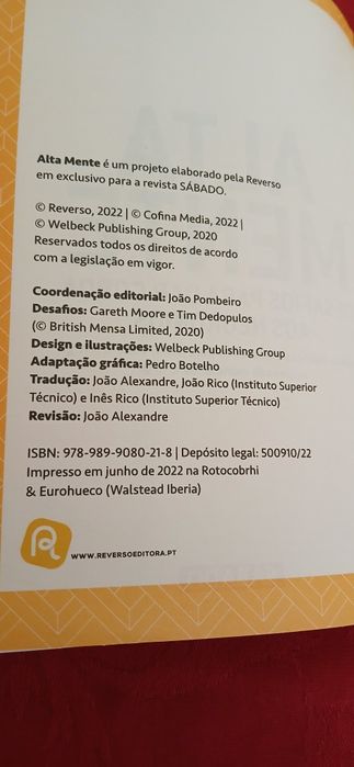 Quatro revistas Alta Mente,  novas