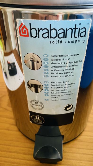 Caixote lixo/WC inox