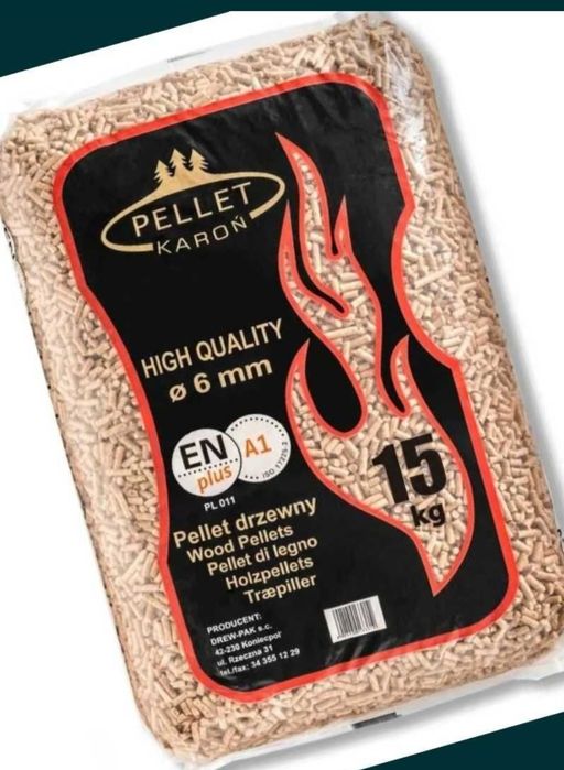 Pellet  Pelet Karoń z certyfikatem A1  ENplus