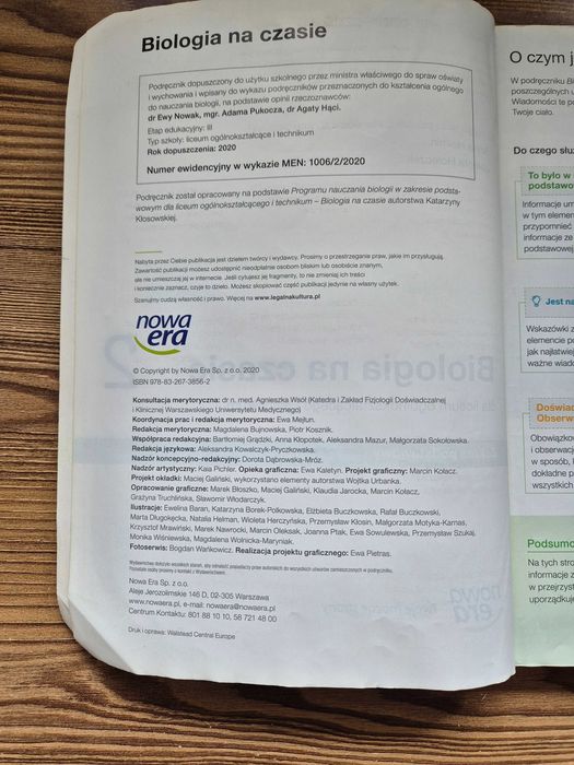 Biologia na czasie 2 klasa