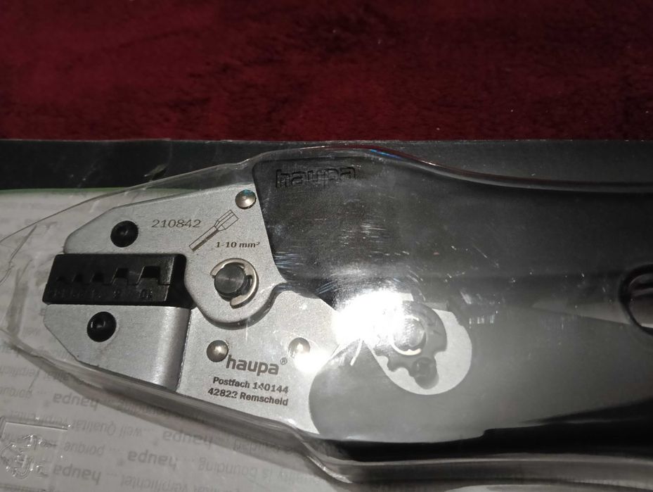 HAUPA 210842 Praska ręczna do końcówek tulejkowych 1-10 mm*
