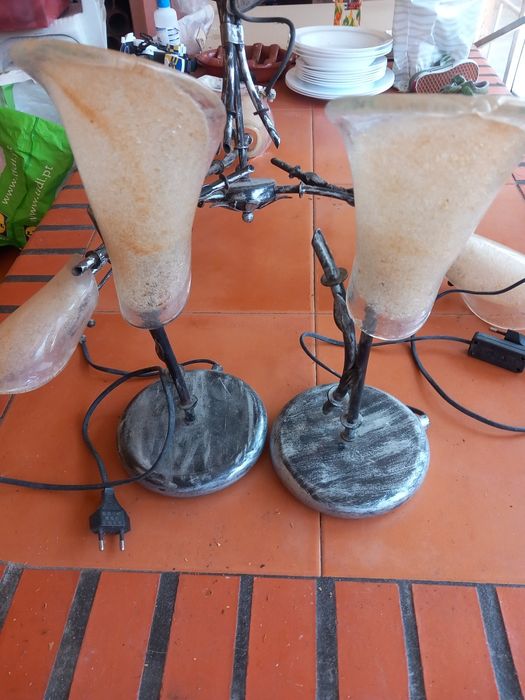 Candieiros em jarro