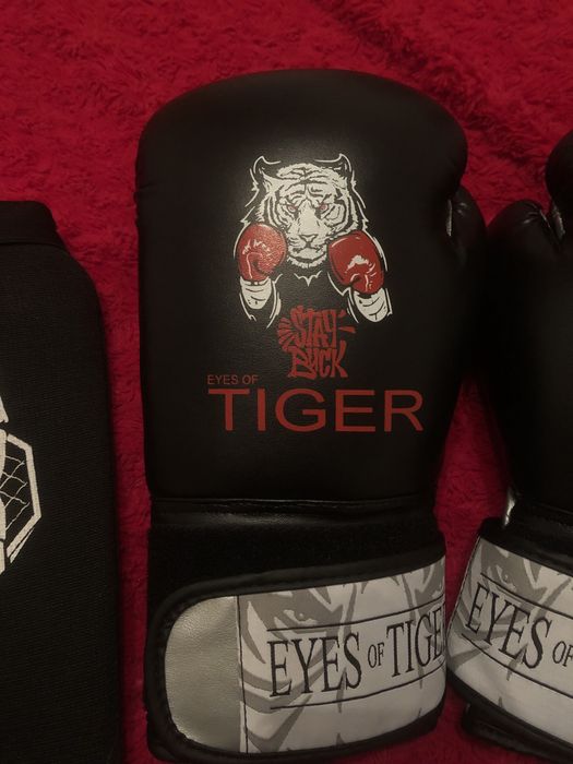 Kit Kickboxing luvas+caneleiras