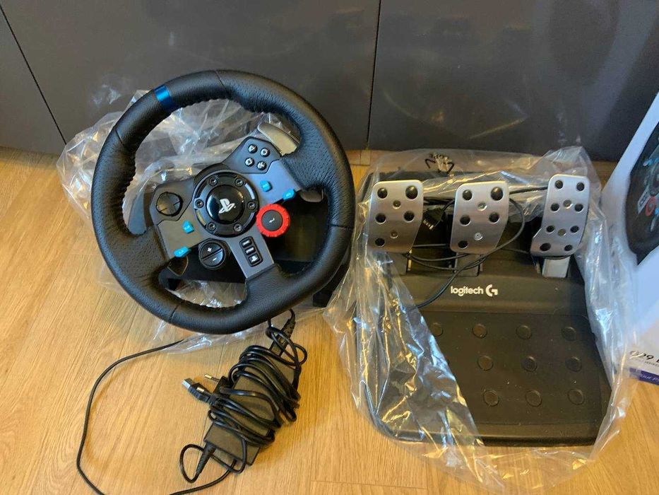 Ігровий руль Logitech G29 PC/PS 3/4/5 (thrustmaster) тести/відео, g923