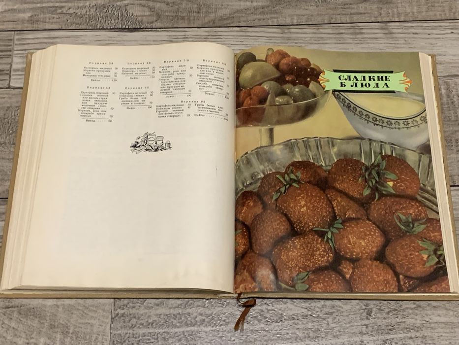 Книга Кулинария 1959 года