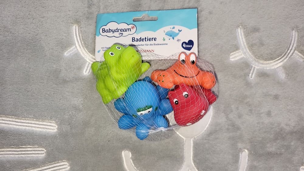 BABYDREAM NOWE Zabawki do kąpieli zwierzątka