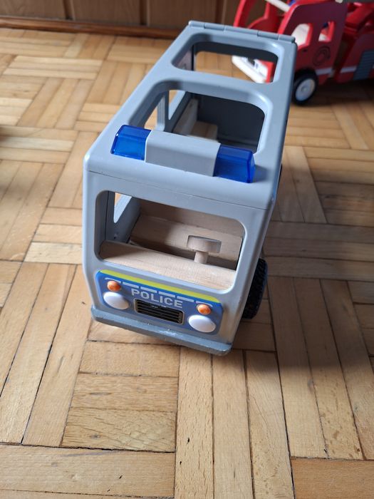 Playtive Junior Drewniany Radiowóz Policyjny Auto Policja