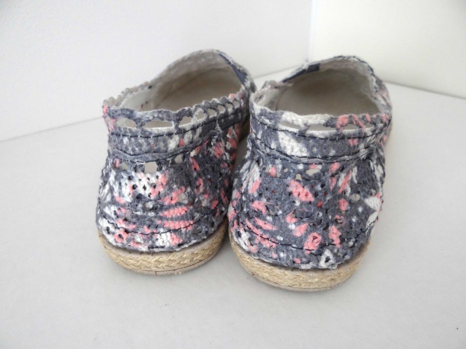 Ażurowe espadryle | rozm. 38 - 24 cm | stan bdb