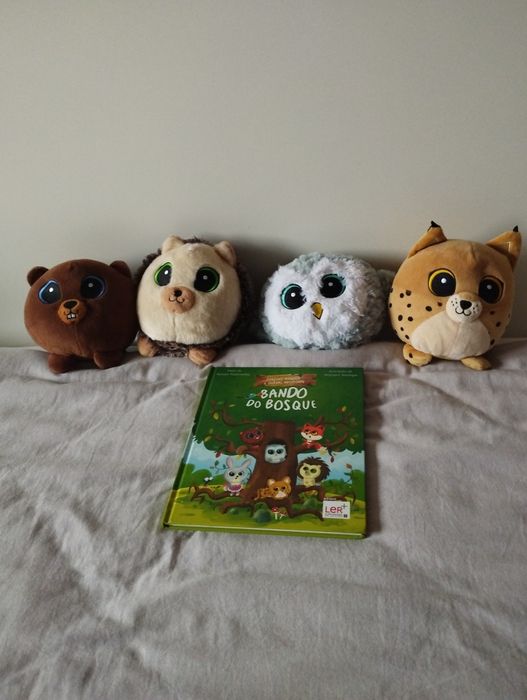 "Bando do Bosque" peluches+livro