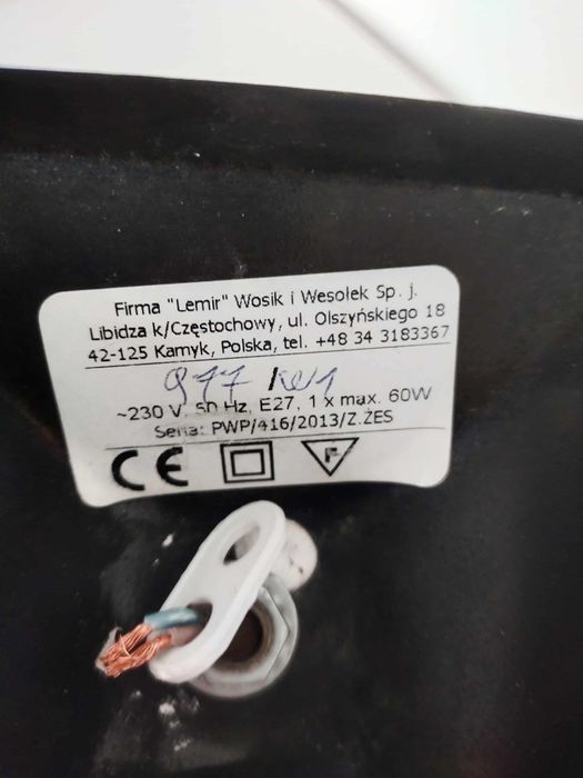 Lampa PRL lata 70te
