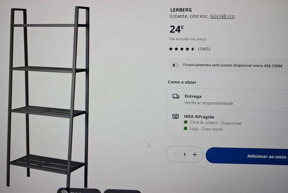 LERBERG -Estante