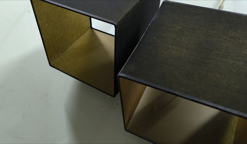 Candeeiro abajur de aplicação ao teto, medidas em foto no anúncio