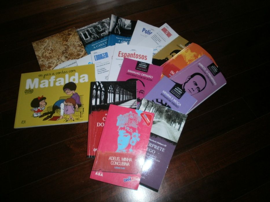 Sortido de livros de bolso