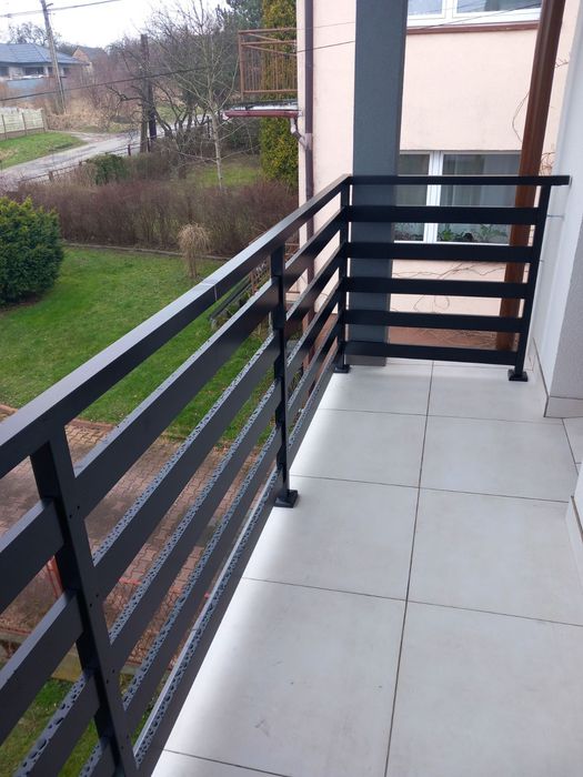 Balustrada balustrady  aluminiowe malowane proszkowo
