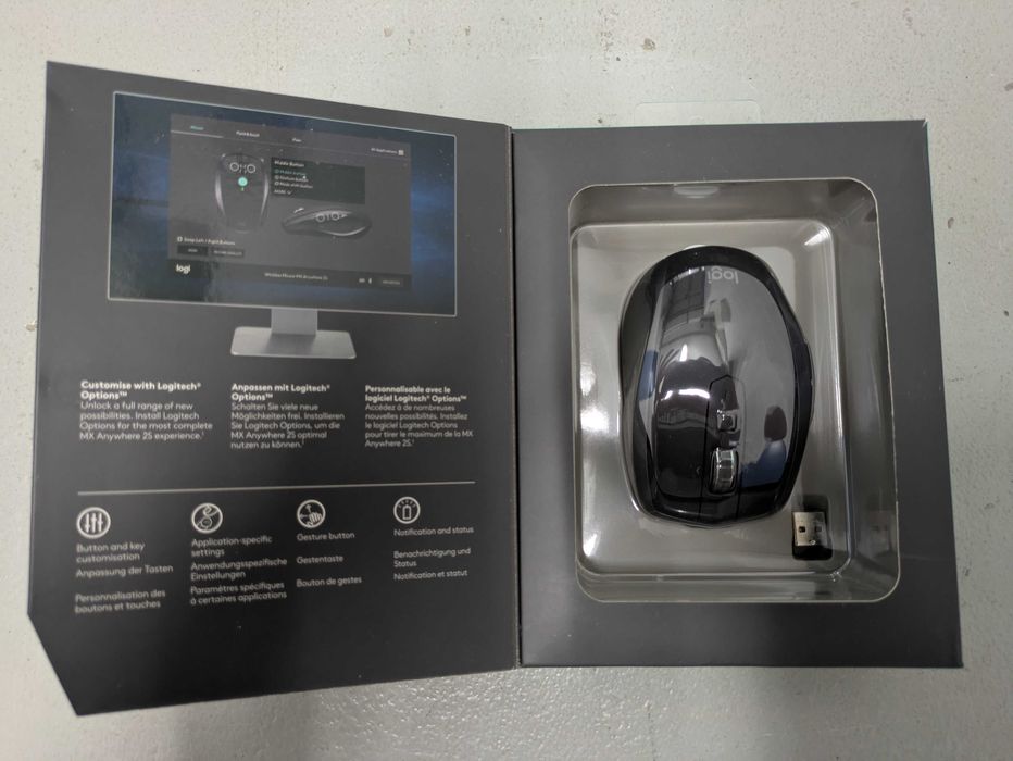 Logitech MX Anywhere 2S – Rato sem fios (laser, Bluetooth/Unifying)