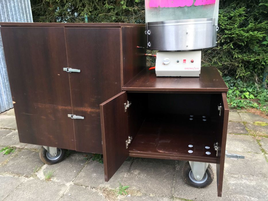 Wózek gastronomiczny Wata cukrowa Popcorn Gotowy Biznes Imprezy Festyn