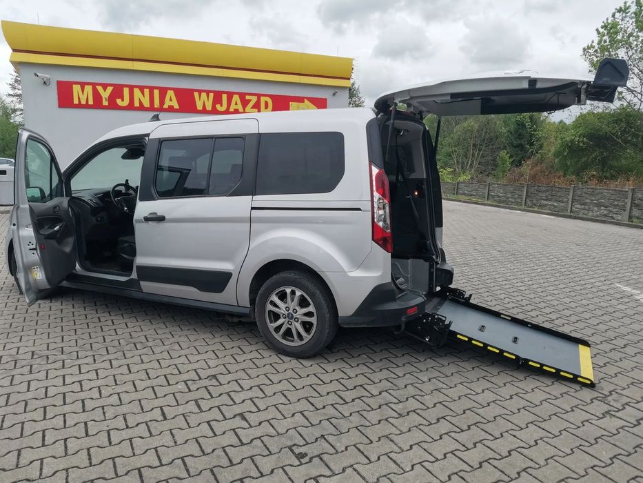 Ford Tourneo Connect Automat, rampa dla niepełnosprawnych PFRON, Faktura VAT 23%, Gwarancja