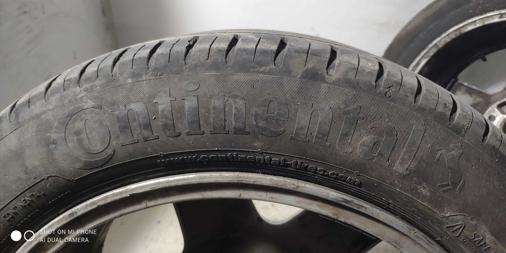 Koła 205/55R17 CONTINENTAL lato AUDI 5x112 alusy komplet 17 ładne 4szt