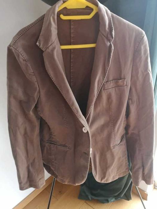 Tellini brązowa marynarka jeans r. 50/ XXL