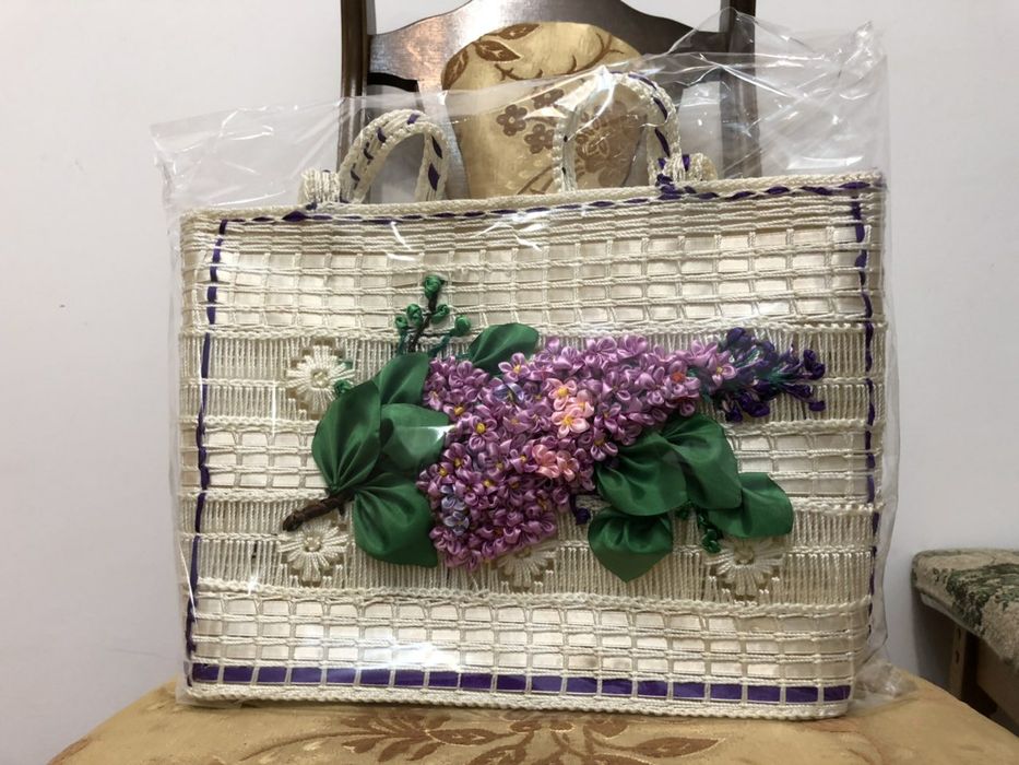 Сумка корзина летняя (Ручная работа)