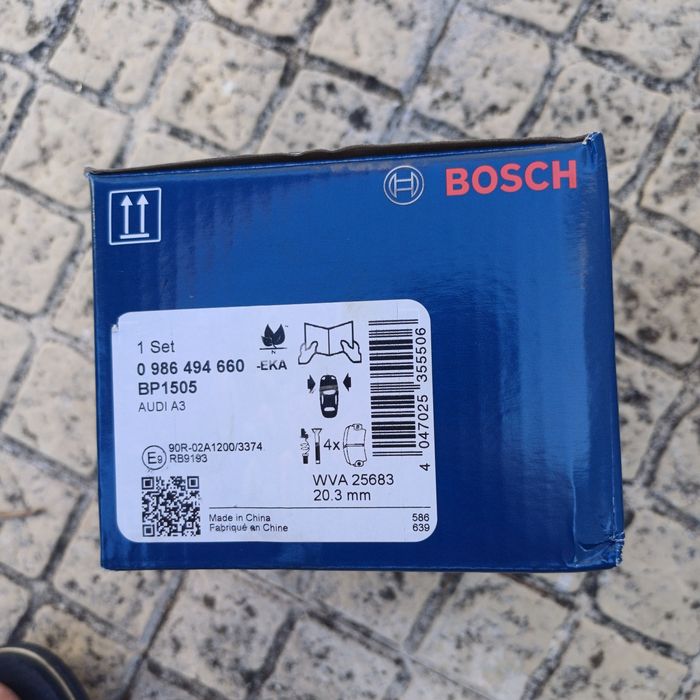 Pastilhas Travão Audi A3 8v BOSCH novas