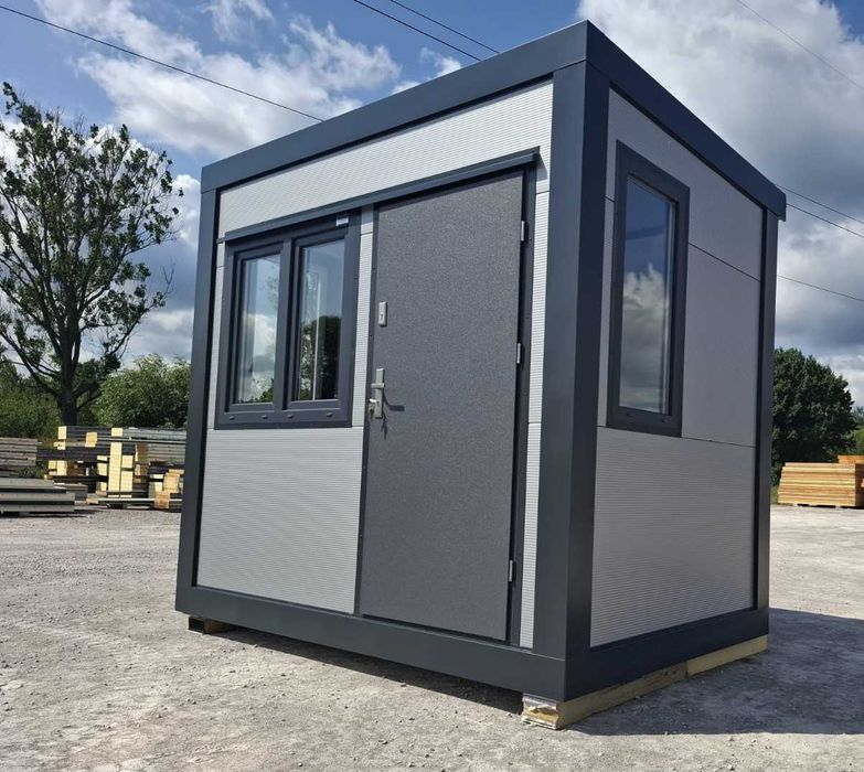 Domek ogrodowy 3x2 płyta PIR 120mm, kontener, stróżówka