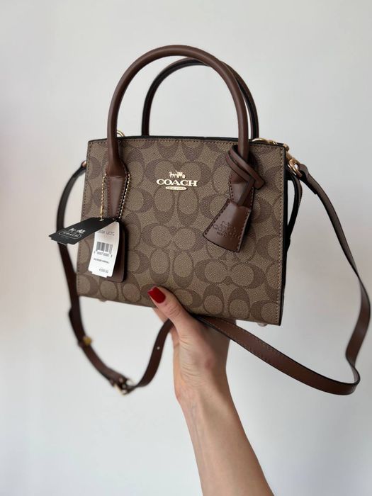 Сумка coach натуральна шкіра