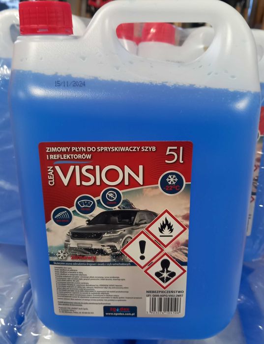 Pachnący płyn do spryskiwaczy zimowy do -22 st.