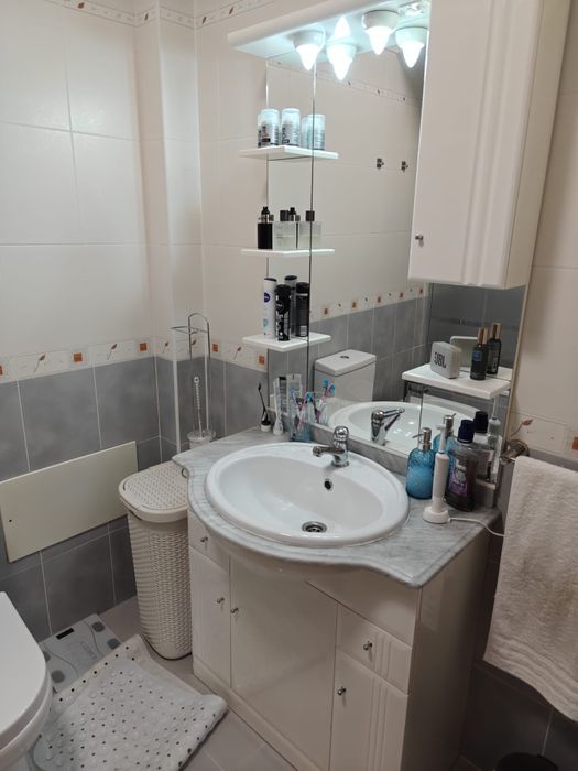 Móvel WC c/lavatório + Espelho c/armário