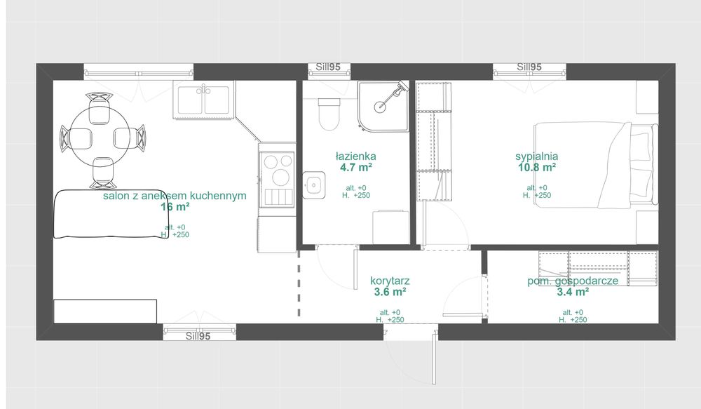 DOM MODUŁOWY CAŁOROCZNY 48 m²  nowy, promocja, gotowy od ręki,  okazja !