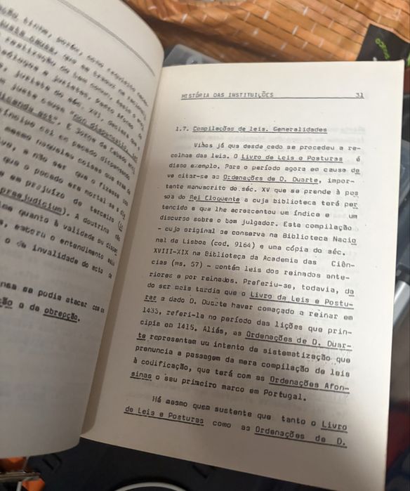 História Direito Português v-ll
