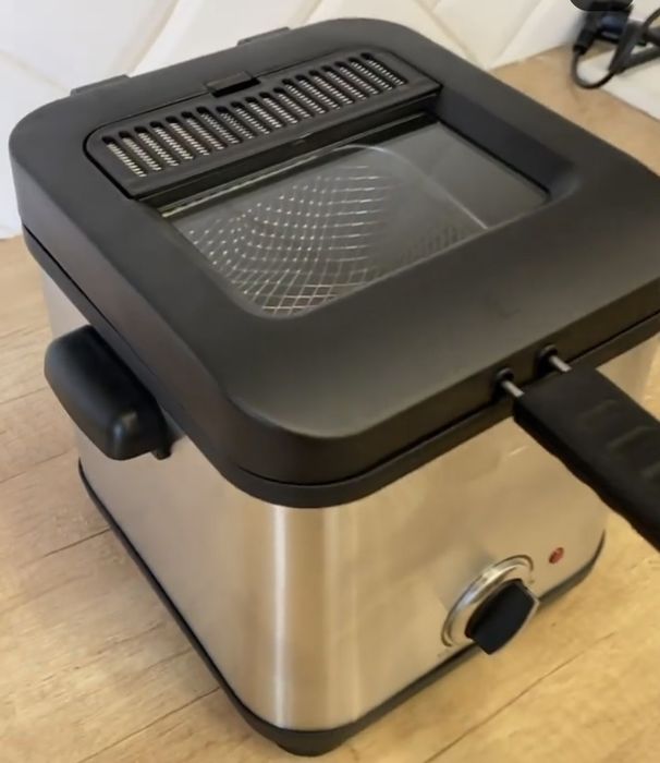 ПОТУЖНА! Німецька фритюрниця 3200Вт, Електрична фритюрниця, гриль,НОВА