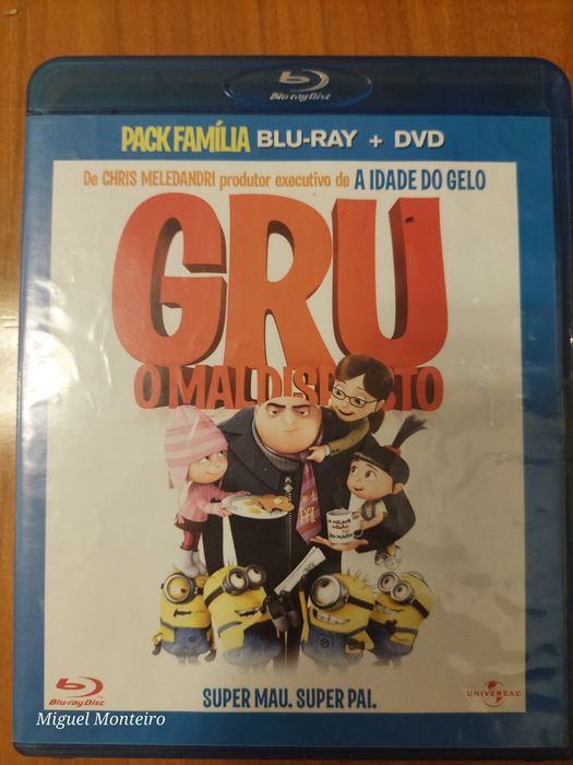 Blu Ray Gru O Mal Disposto edição 2 Discoss