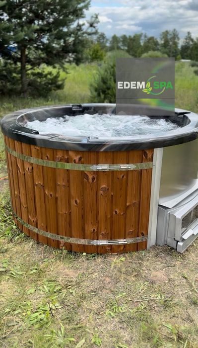 Джакузі вуличне від виробника! Спа купіль з підігрівом! Чан на дровах