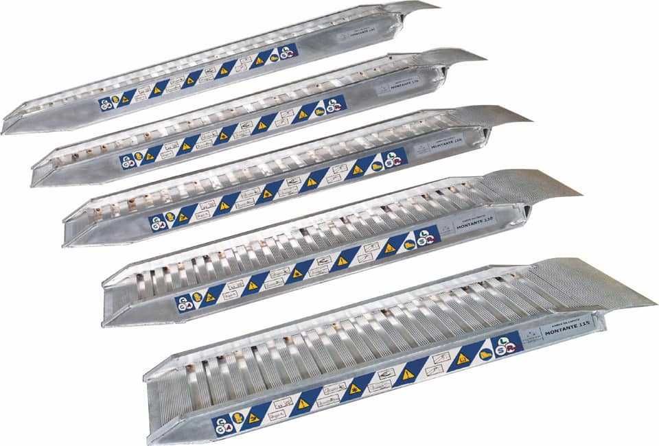 Załadunek maszyn - Najazdy aluminiowe 1m-5m, dostawa, gwarancja