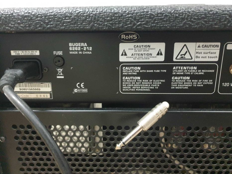 Bugera 6260 Combo – Potência e Timbre Valvulado Profissional