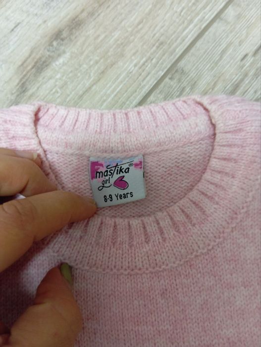 Светр теплий святковий для дівчинки