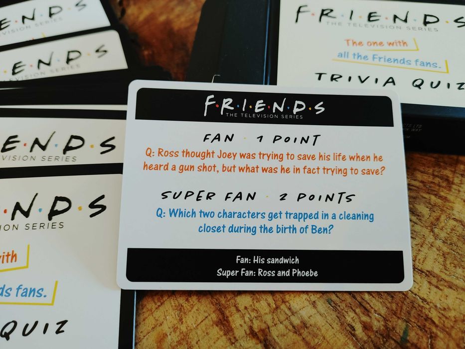 Gra Przyjaciele Trivia Quiz Karty Friends Serial