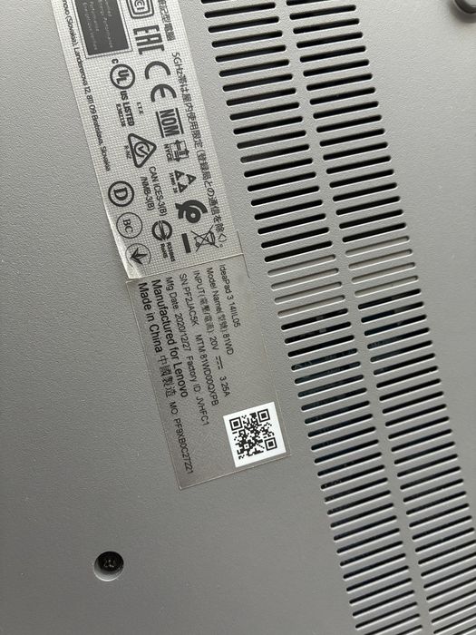 lenovo ideapad 3 14iil05 i3 8GB ram 256SSD