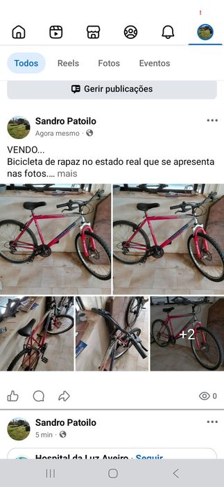 Bicicleta de rapaz em bom estado geral a circular