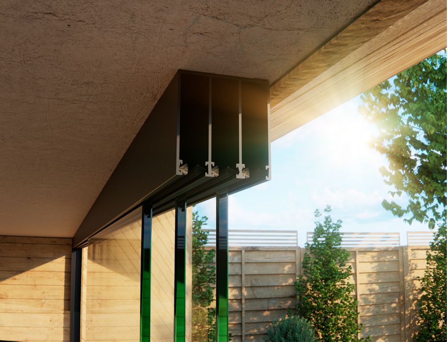 Szklana ściana przesuwna 3 szyby hartowane ESG 10mm na taras OD RĘKI!