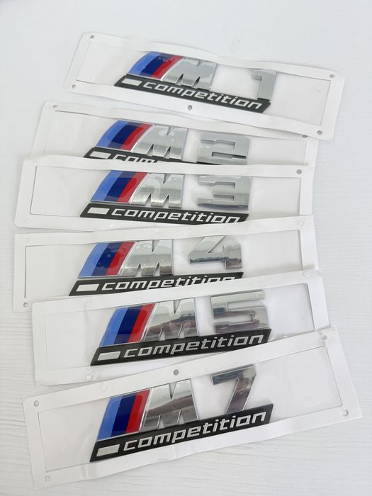 Емблема шильдик наклейка BMW М1 М2 М3 М4 М5 М7 шильдік БМВ М логотип