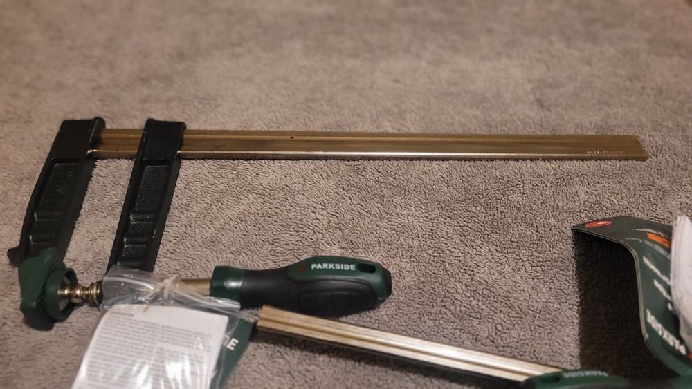 Grampos Parkside 3 medidas