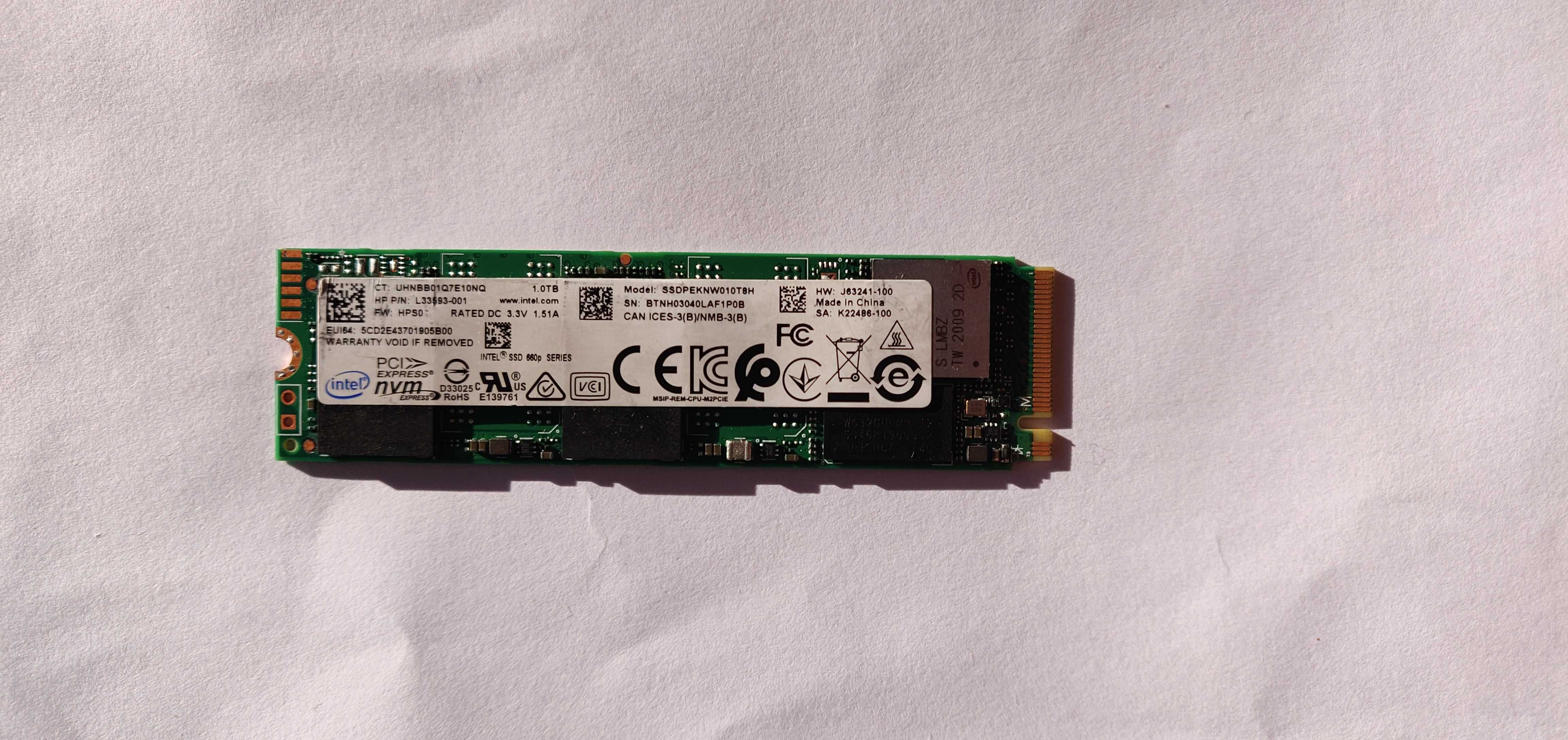 SSD Intel 1TB M.2 NVMe Vilar De Besteiros E Mosteiro De Fráguas • OLX ...
