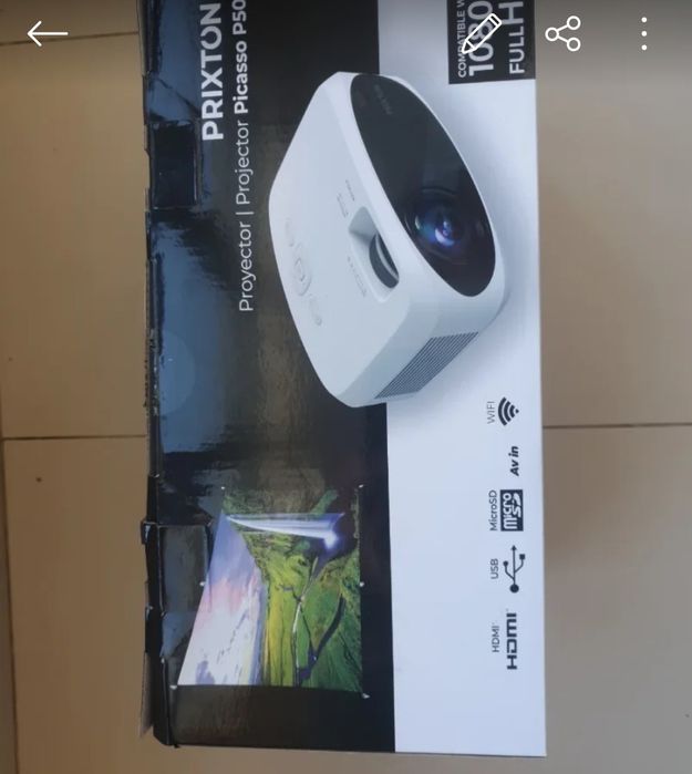 Projetor nunca usado