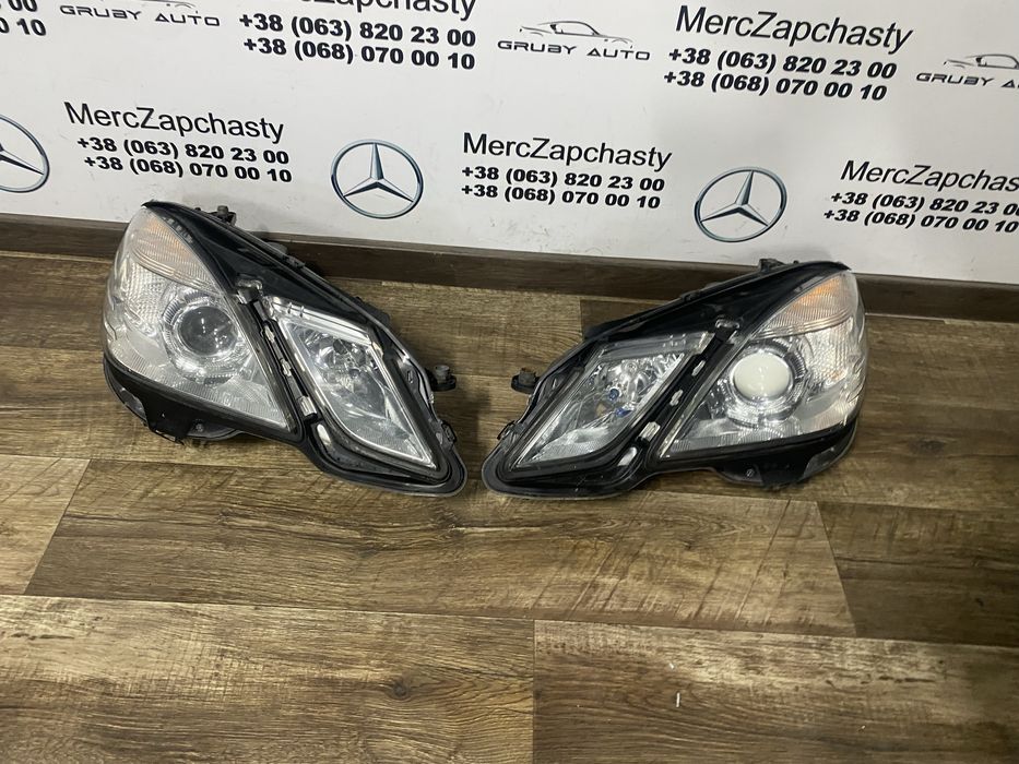 Mercedes E клас w 212 фара права ліва  галогенова