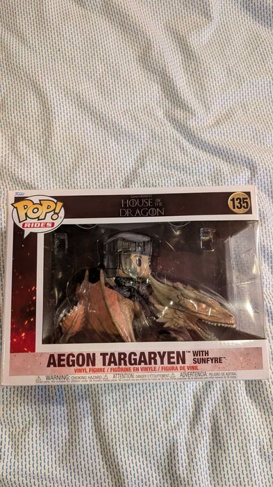 Aegon Targaryen with Sunfyre 135 Pop